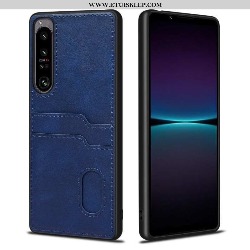 Futerały do Sony Xperia 1 IV Podwójny Uchwyt Na Kartę